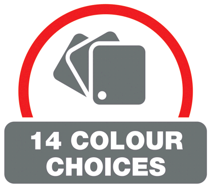 14 colour choices