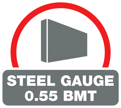 Steel guage 0.55 BMT