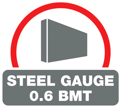 Steel gauge 0.6 BMT